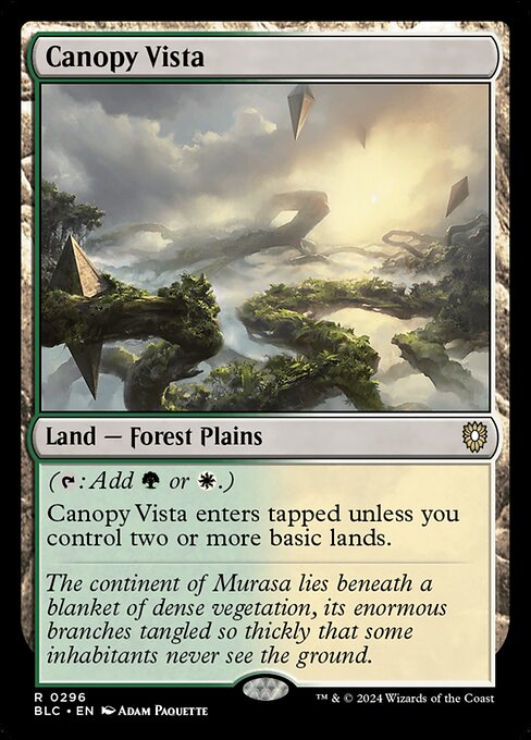 Canopy Vista [Bloomburrow Commander - 296]