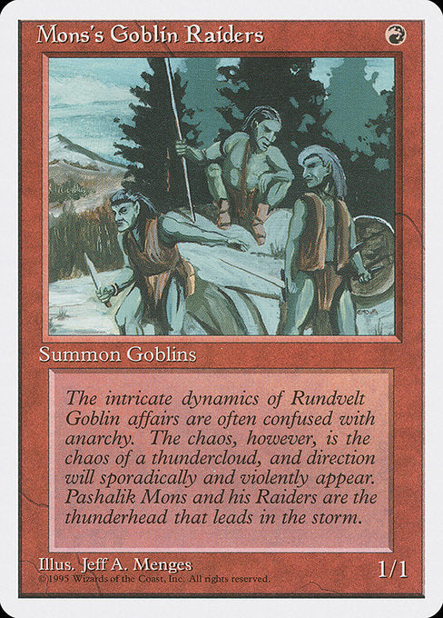 Mons's Goblin Raiders [Fourth Edition - 213]