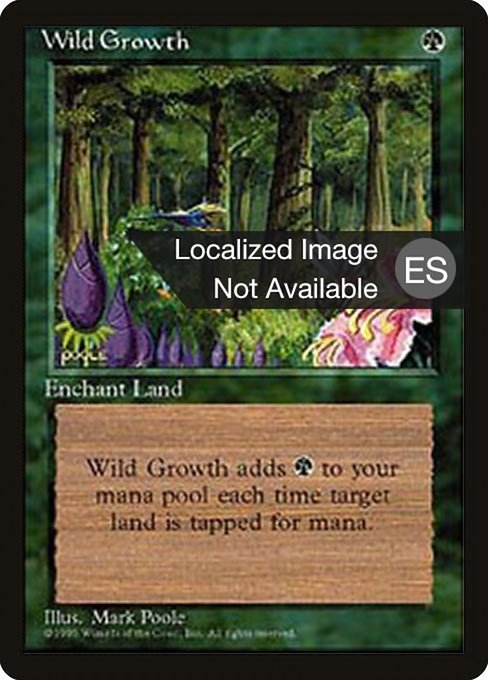 Wild Growth [Fourth Edition Foreign Black Border - 289]