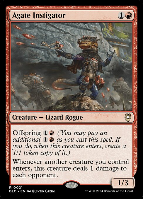 Agate Instigator [Bloomburrow Commander - 21]
