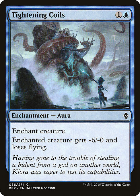 Tightening Coils [Battle for Zendikar - 86]