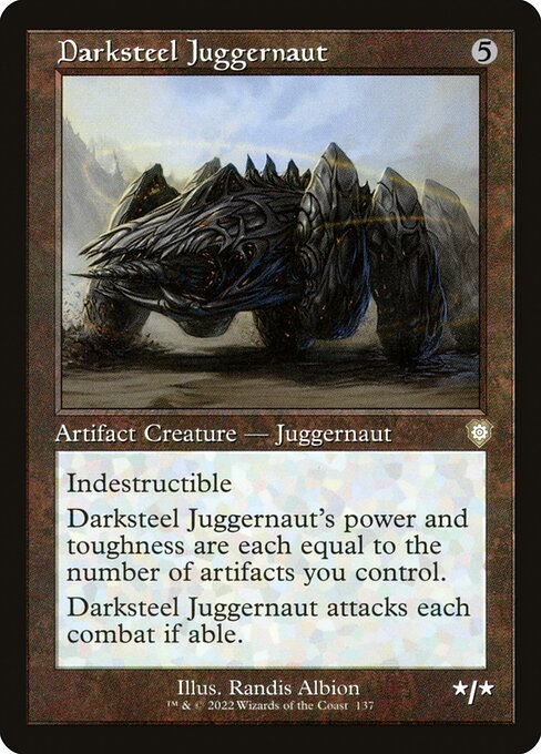 Darksteel Juggernaut [The Brothers' War Commander - 137]