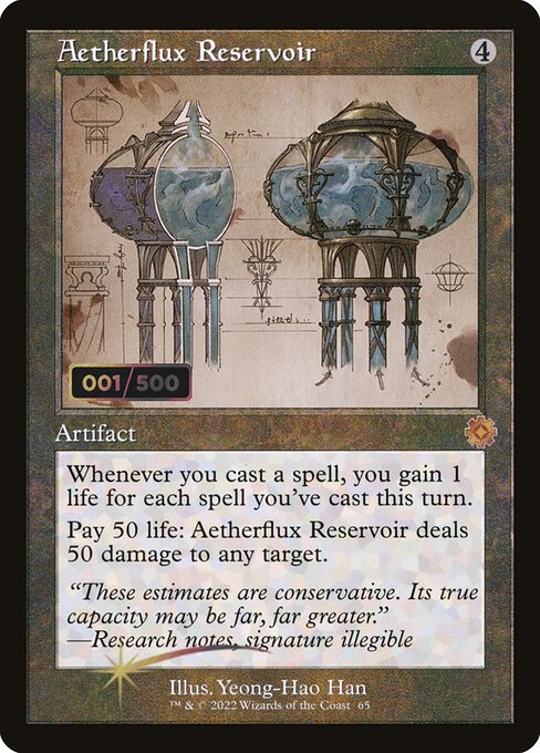 Aetherflux Reservoir [The Brothers' War Retro Artifacts - 65z]