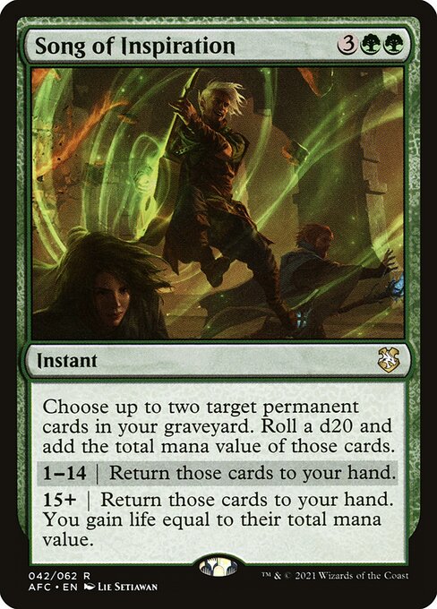 Song of Inspiration [Forgotten Realms Commander - 42]