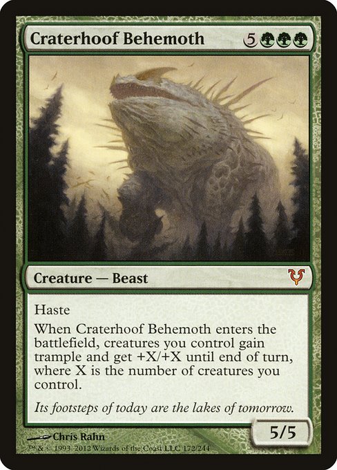 Craterhoof Behemoth [Avacyn Restored - 172]