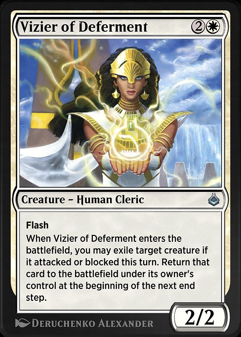 Vizier of Deferment [Amonkhet Remastered - 44]