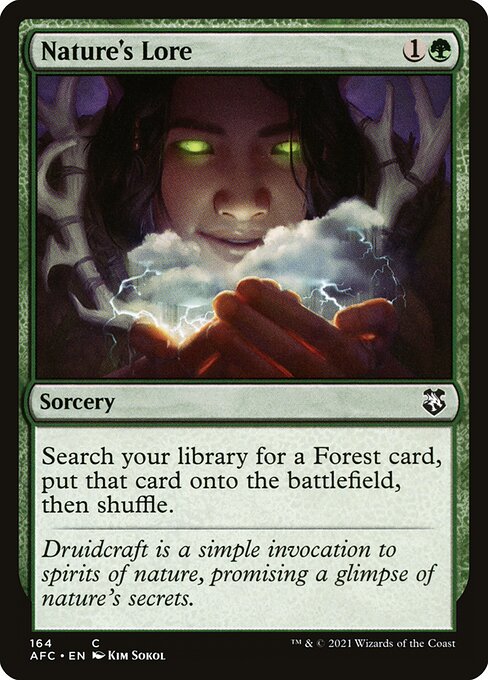 Nature's Lore [Forgotten Realms Commander - 164]