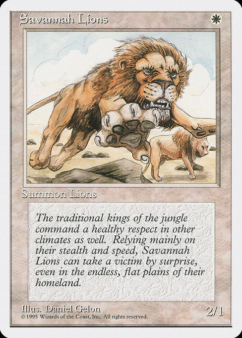 Savannah Lions [Fourth Edition - 48]