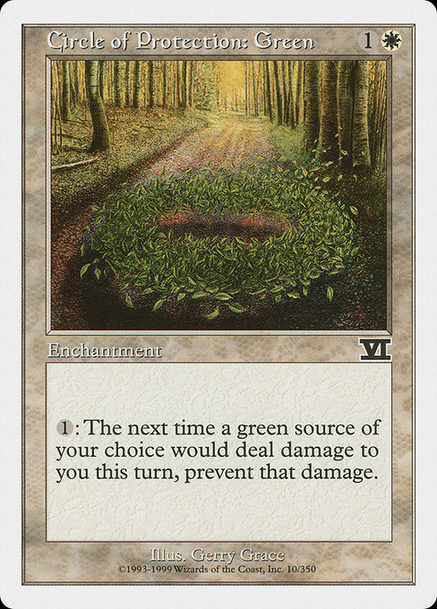 Circle of Protection: Green [Classic Sixth Edition - 10]