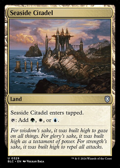 Seaside Citadel [Bloomburrow Commander - 329]