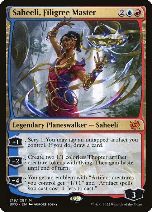 Saheeli, Filigree Master [The Brothers' War - 219]