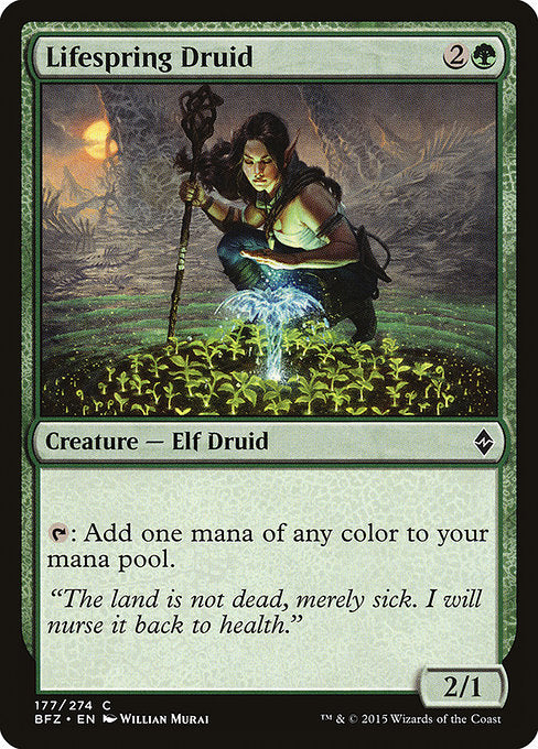 Lifespring Druid [Battle for Zendikar - 177]
