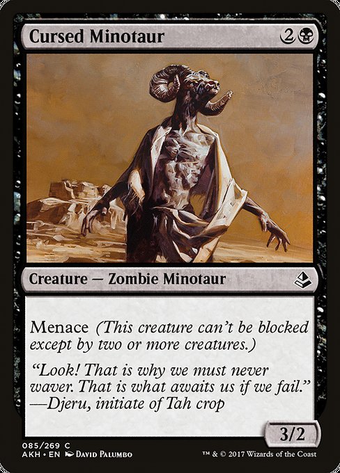 Cursed Minotaur [Amonkhet - 85]