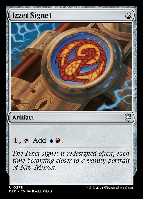 Izzet Signet [Bloomburrow Commander - 278]