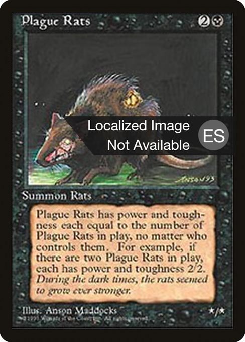 Plague Rats [Fourth Edition Foreign Black Border - 154]