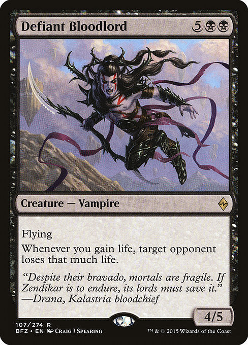 Defiant Bloodlord [Battle for Zendikar - 107]