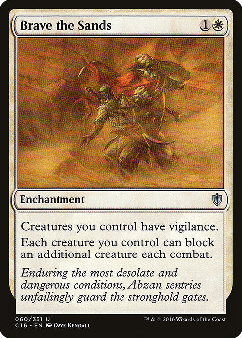 Brave the Sands [Commander 2016 - 60]