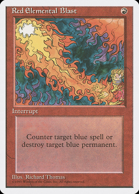 Red Elemental Blast [Fourth Edition - 218]