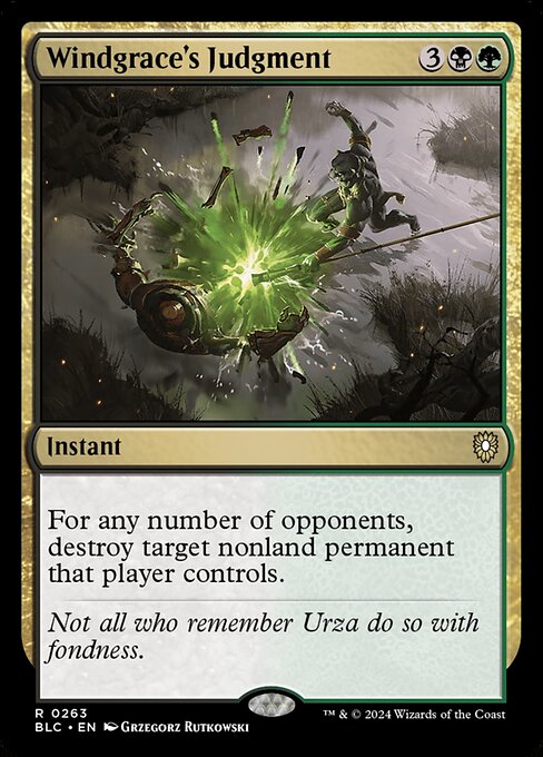 Windgrace's Judgment [Bloomburrow Commander - 263]