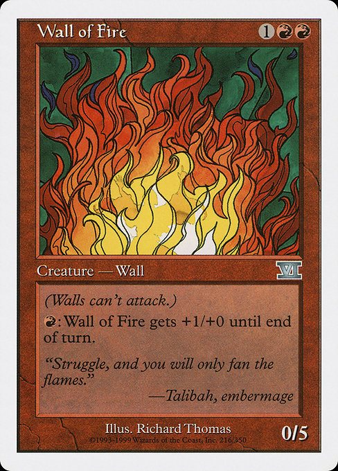 Wall of Fire [Classic Sixth Edition - 216]