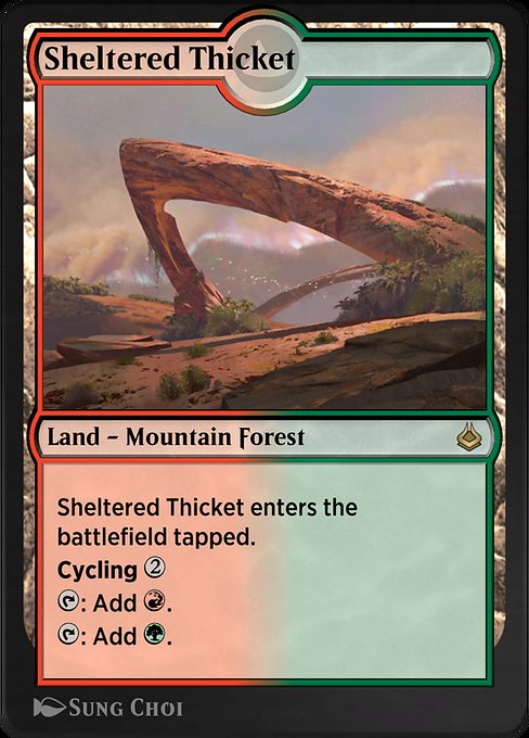Sheltered Thicket [Amonkhet Remastered - 330]