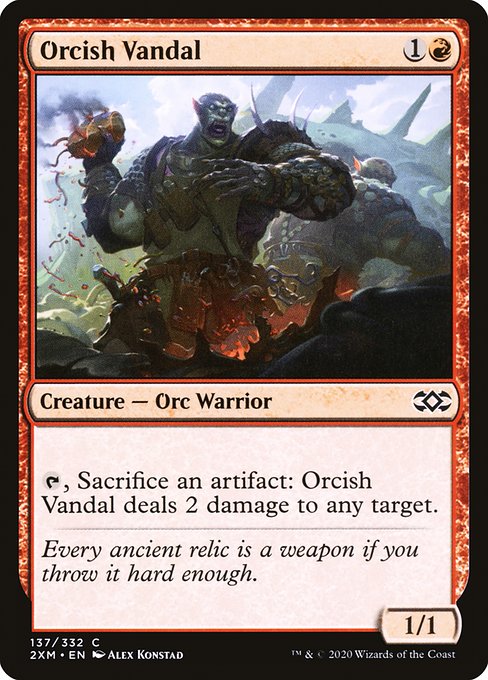 Orcish Vandal [Double Masters - 137]