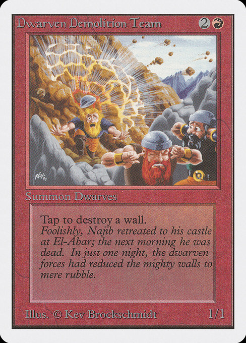 Dwarven Demolition Team [Unlimited Edition - 143]