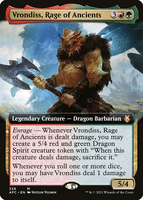 Vrondiss, Rage of Ancients [Forgotten Realms Commander - 328]