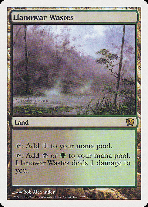 Llanowar Wastes [Ninth Edition - 322]
