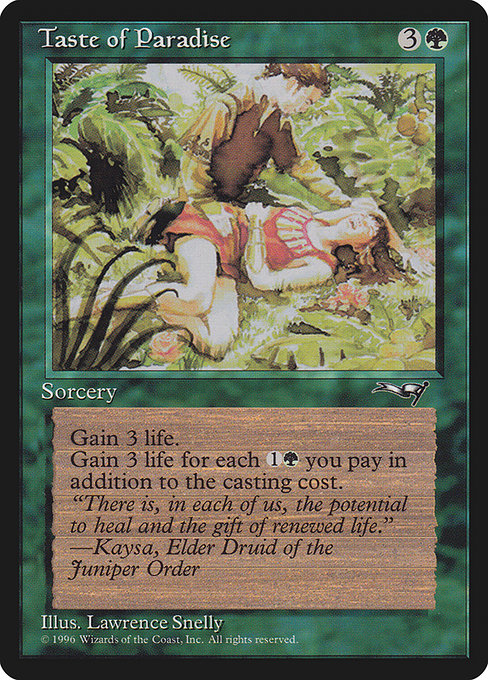 Taste of Paradise [Alliances - 100b]