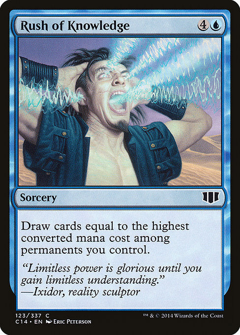 Rush of Knowledge [Commander 2014 - 123]