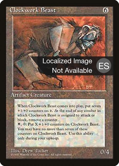 Clockwork Beast [Fourth Edition Foreign Black Border - 307]