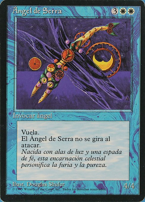 Serra Angel [Fourth Edition Foreign Black Border - 50]