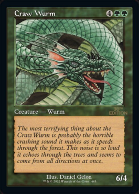 Craw Wurm [30th Anniversary Edition - 483]