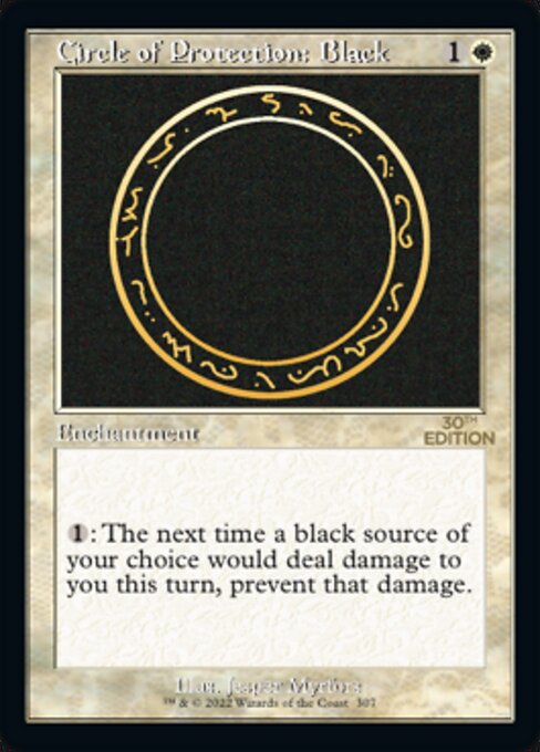 Circle of Protection: Black [30th Anniversary Edition - 307]