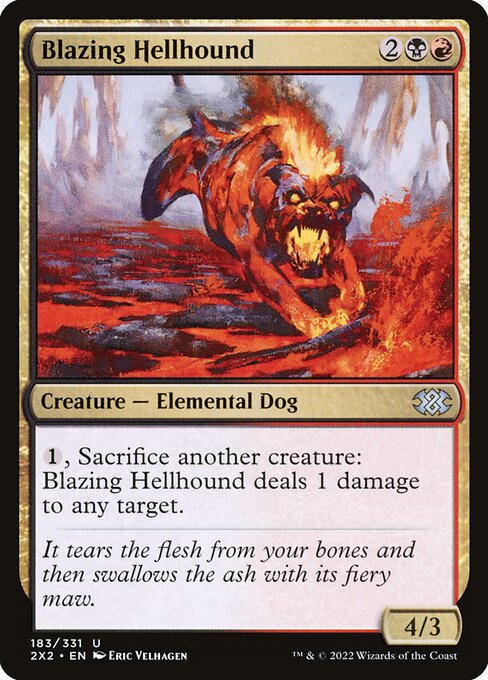 Blazing Hellhound [Double Masters 2022 - 183]