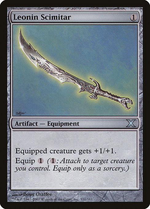 Leonin Scimitar [Tenth Edition - 331]