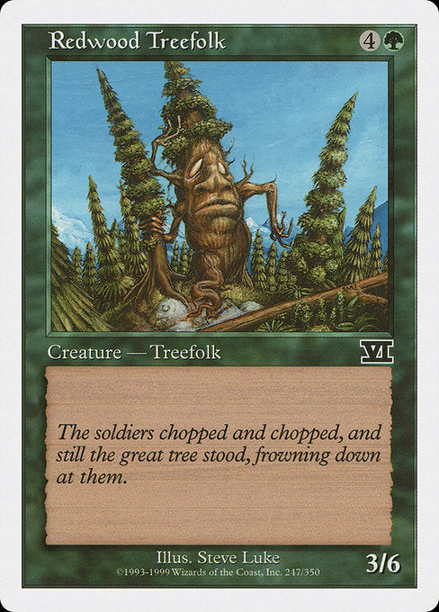Redwood Treefolk [Classic Sixth Edition - 247]