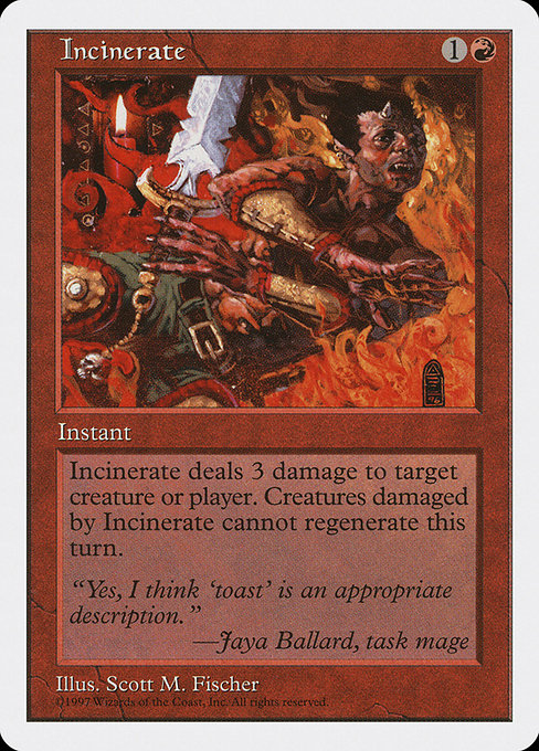 Incinerate [Fifth Edition - 242]