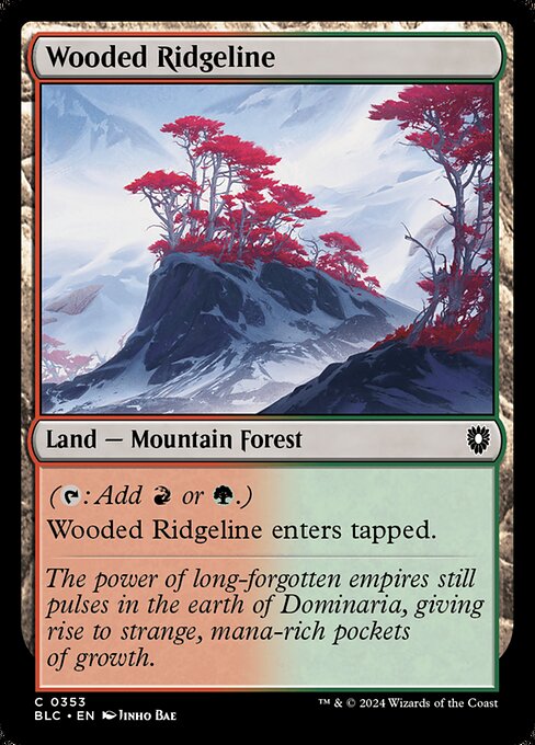 Wooded Ridgeline [Bloomburrow Commander - 353]