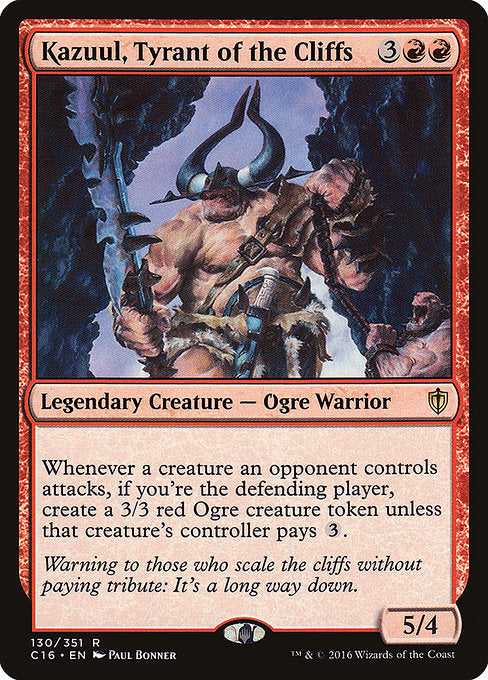 Kazuul, Tyrant of the Cliffs [Commander 2016 - 130]