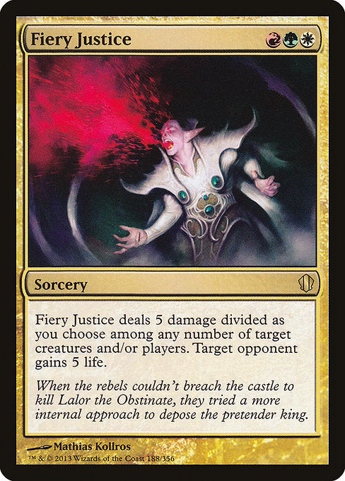 Fiery Justice [Commander 2013 - 188]