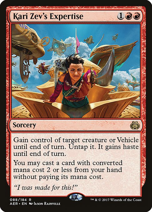 Kari Zev's Expertise [Aether Revolt - 88]