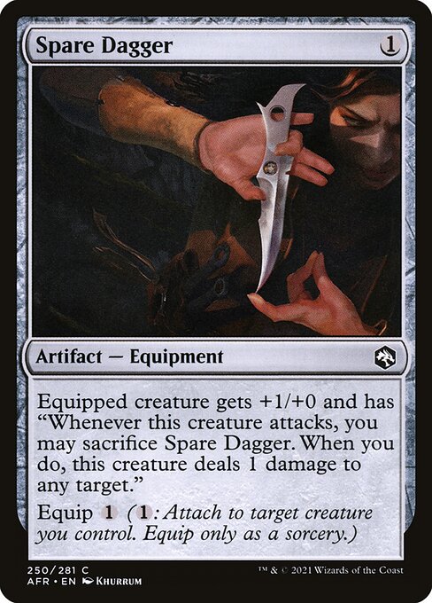 Spare Dagger [Adventures in the Forgotten Realms - 250]