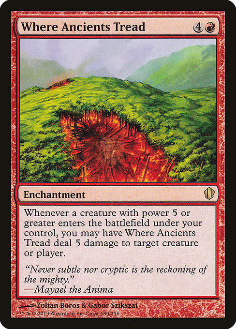 Where Ancients Tread [Commander 2013 - 130]
