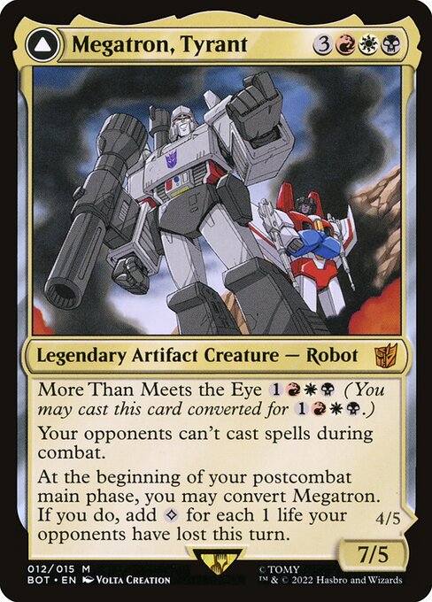 Megatron, Tyrant // Megatron, Destructive Force [Transformers - 12]