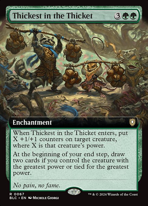 Thickest in the Thicket [Bloomburrow Commander - 67]