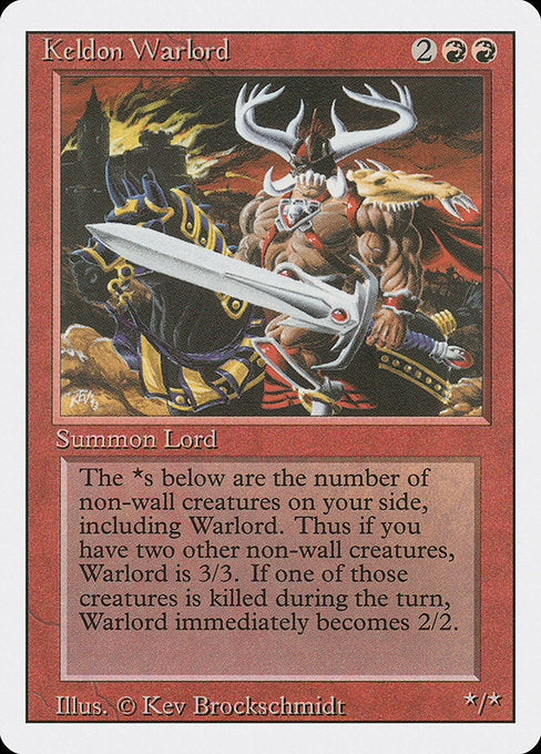 Keldon Warlord [Revised Edition - 160]
