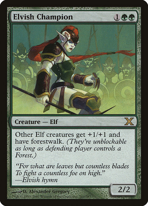 Elvish Champion [Tenth Edition - 261]