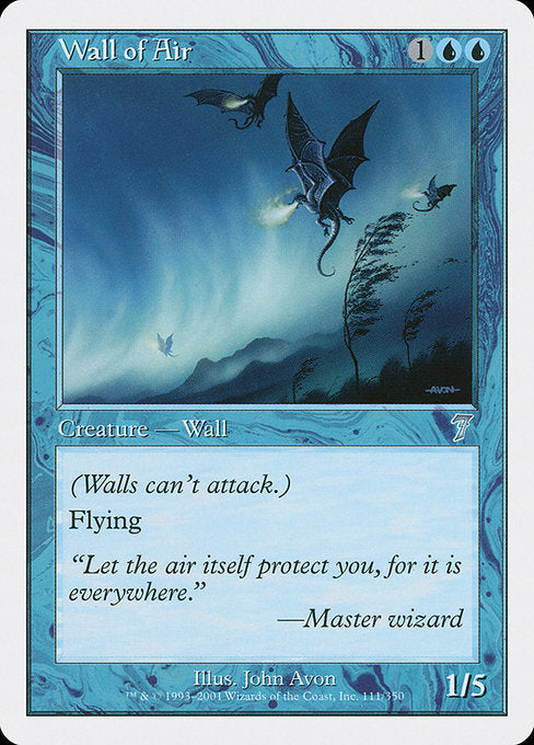 Wall of Air [Seventh Edition - 111]